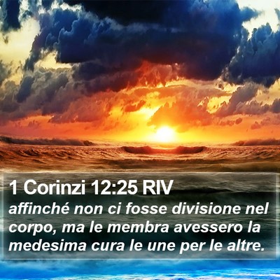 1 Corinzi 12:25 RIV Bible Verse Image