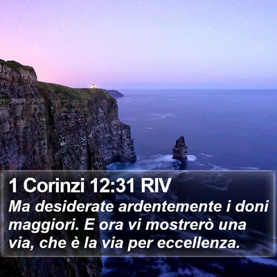 1 Corinzi 12:31 RIV Bible Verse Image