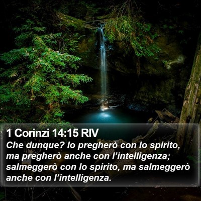 1 Corinzi 14:15 RIV Bible Verse Image