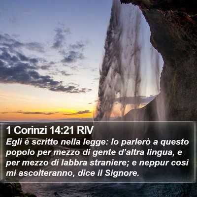 1 Corinzi 14:21 RIV Bible Verse Image