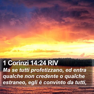 1 Corinzi 14:24 RIV Bible Verse Image