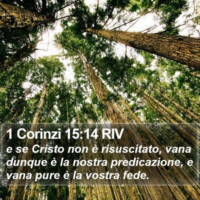 1 Corinzi 15:14 RIV Bible Verse Image