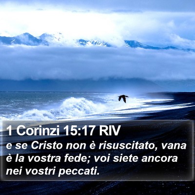 1 Corinzi 15:17 RIV Bible Verse Image