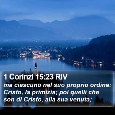 1 Corinzi 15:23 RIV Bible Verse Image