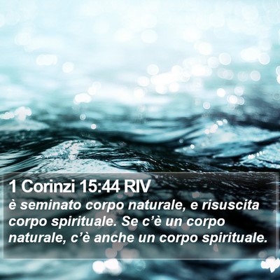 1 Corinzi 15:44 RIV Bible Verse Image
