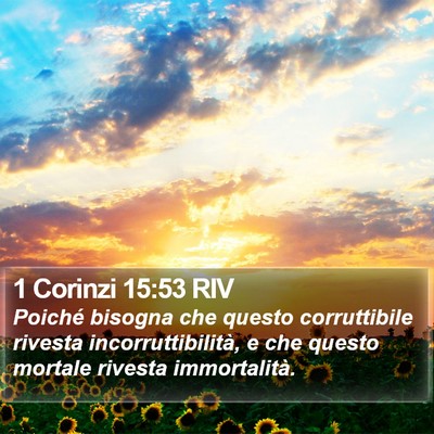 1 Corinzi 15:53 RIV Bible Verse Image