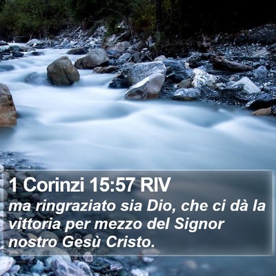 1 Corinzi 15:57 RIV Bible Verse Image