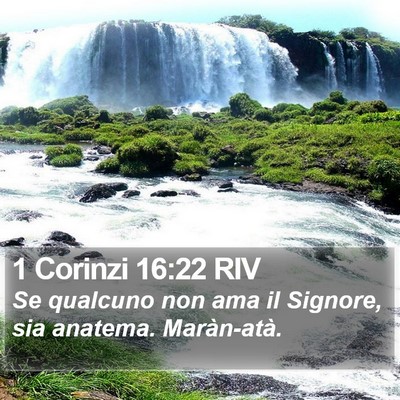 1 Corinzi 16:22 RIV Bible Verse Image