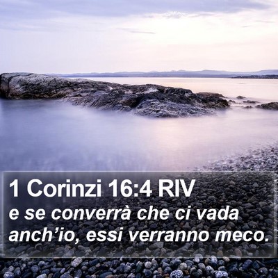 1 Corinzi 16:4 RIV Bible Verse Image