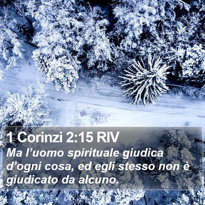 1 Corinzi 2:15 RIV Bible Verse Image