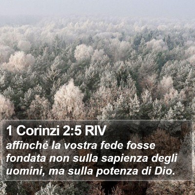 1 Corinzi 2:5 RIV Bible Verse Image