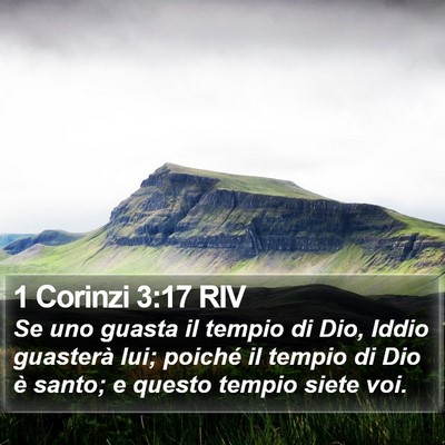 1 Corinzi 3:17 RIV Bible Verse Image