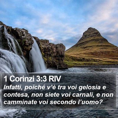 1 Corinzi 3:3 RIV Bible Verse Image