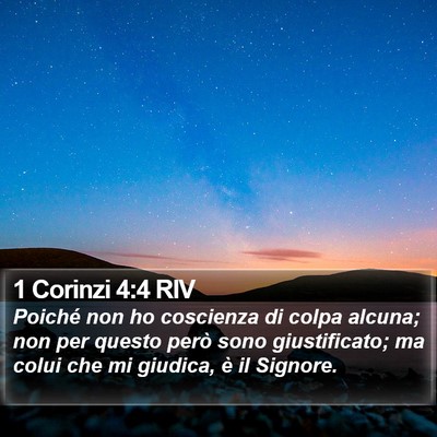 1 Corinzi 4:4 RIV Bible Verse Image