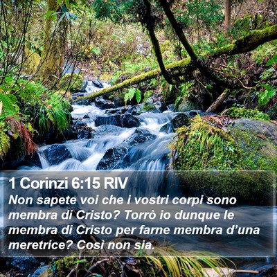 1 Corinzi 6:15 RIV Bible Verse Image