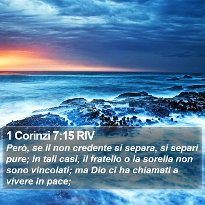 1 Corinzi 7:15 RIV Bible Verse Image