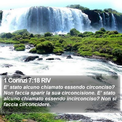 1 Corinzi 7:18 RIV Bible Verse Image