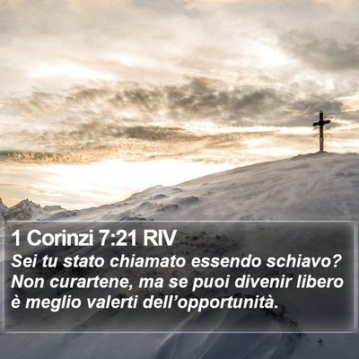 1 Corinzi 7:21 RIV Bible Verse Image