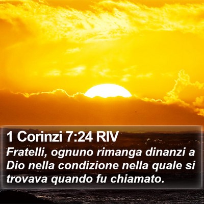 1 Corinzi 7:24 RIV Bible Verse Image