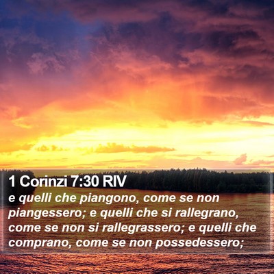 1 Corinzi 7:30 RIV Bible Verse Image