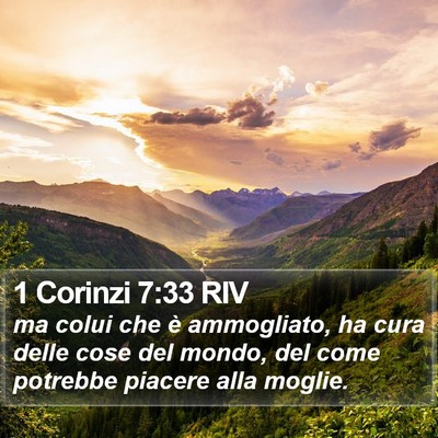 1 Corinzi 7:33 RIV Bible Verse Image