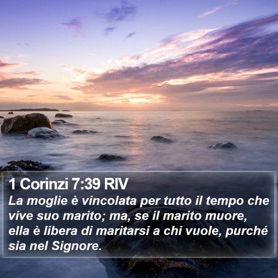 1 Corinzi 7:39 RIV Bible Verse Image