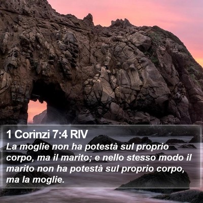 1 Corinzi 7:4 RIV Bible Verse Image