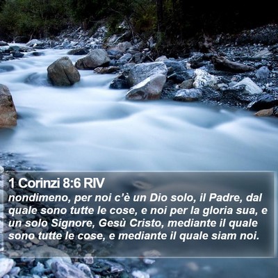 1 Corinzi 8:6 RIV Bible Verse Image