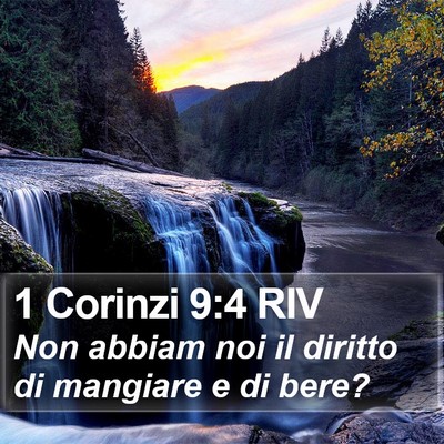 1 Corinzi 9:4 RIV Bible Verse Image