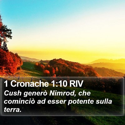 1 Cronache 1:10 RIV Bible Verse Image