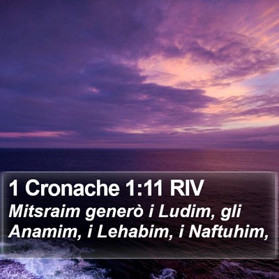 1 Cronache 1:11 RIV Bible Verse Image