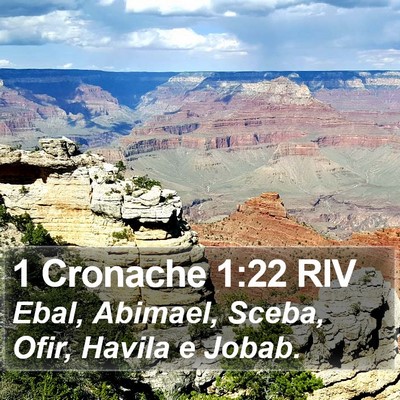 1 Cronache 1:22 RIV Bible Verse Image