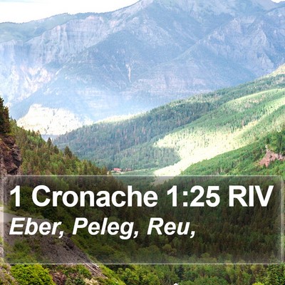 1 Cronache 1:25 RIV Bible Verse Image