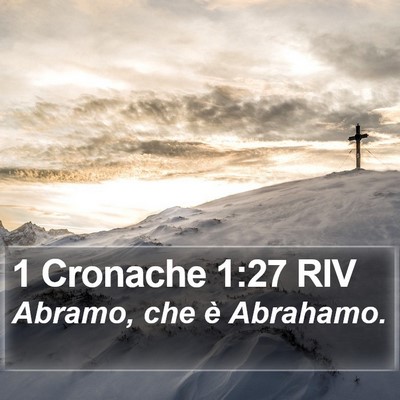 1 Cronache 1:27 RIV Bible Verse Image