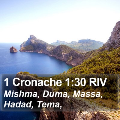 1 Cronache 1:30 RIV Bible Verse Image