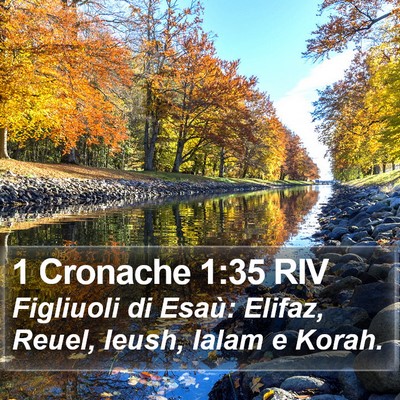 1 Cronache 1:35 RIV Bible Verse Image