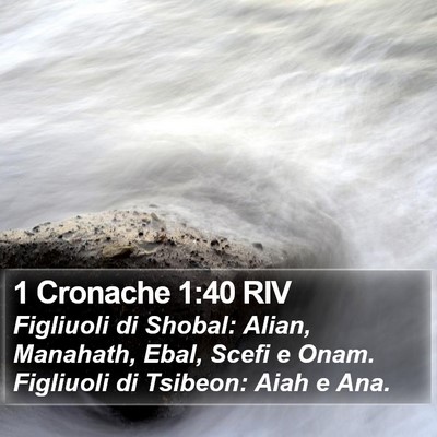 1 Cronache 1:40 RIV Bible Verse Image