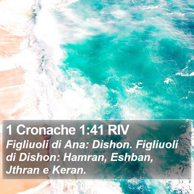 1 Cronache 1:41 RIV Bible Verse Image