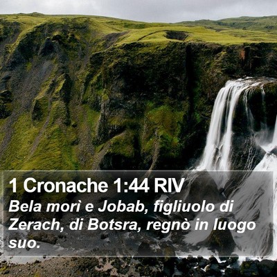 1 Cronache 1:44 RIV Bible Verse Image
