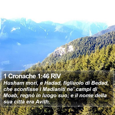 1 Cronache 1:46 RIV Bible Verse Image