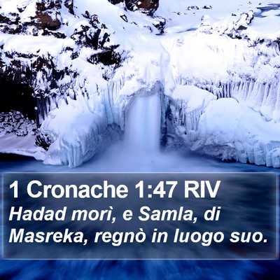 1 Cronache 1:47 RIV Bible Verse Image