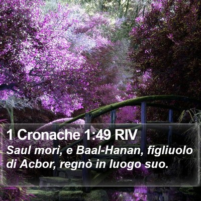 1 Cronache 1:49 RIV Bible Verse Image