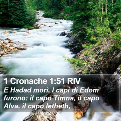 1 Cronache 1:51 RIV Bible Verse Image