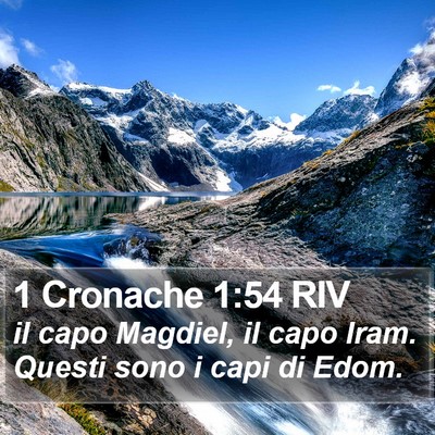 1 Cronache 1:54 RIV Bible Verse Image