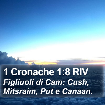 1 Cronache 1:8 RIV Bible Verse Image