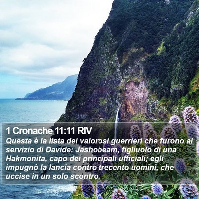 1 Cronache 11:11 RIV Bible Verse Image