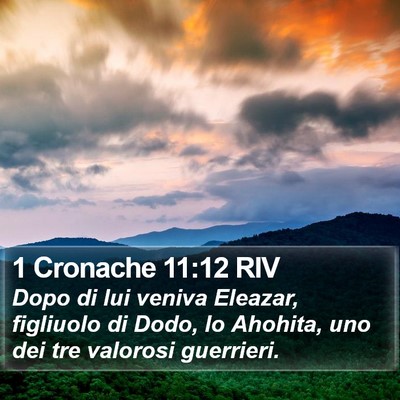 1 Cronache 11:12 RIV Bible Verse Image