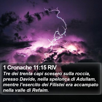 1 Cronache 11:15 RIV Bible Verse Image