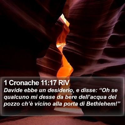 1 Cronache 11:17 RIV Bible Verse Image