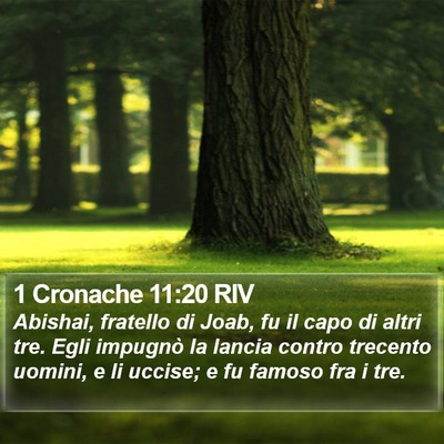 1 Cronache 11:20 RIV Bible Verse Image